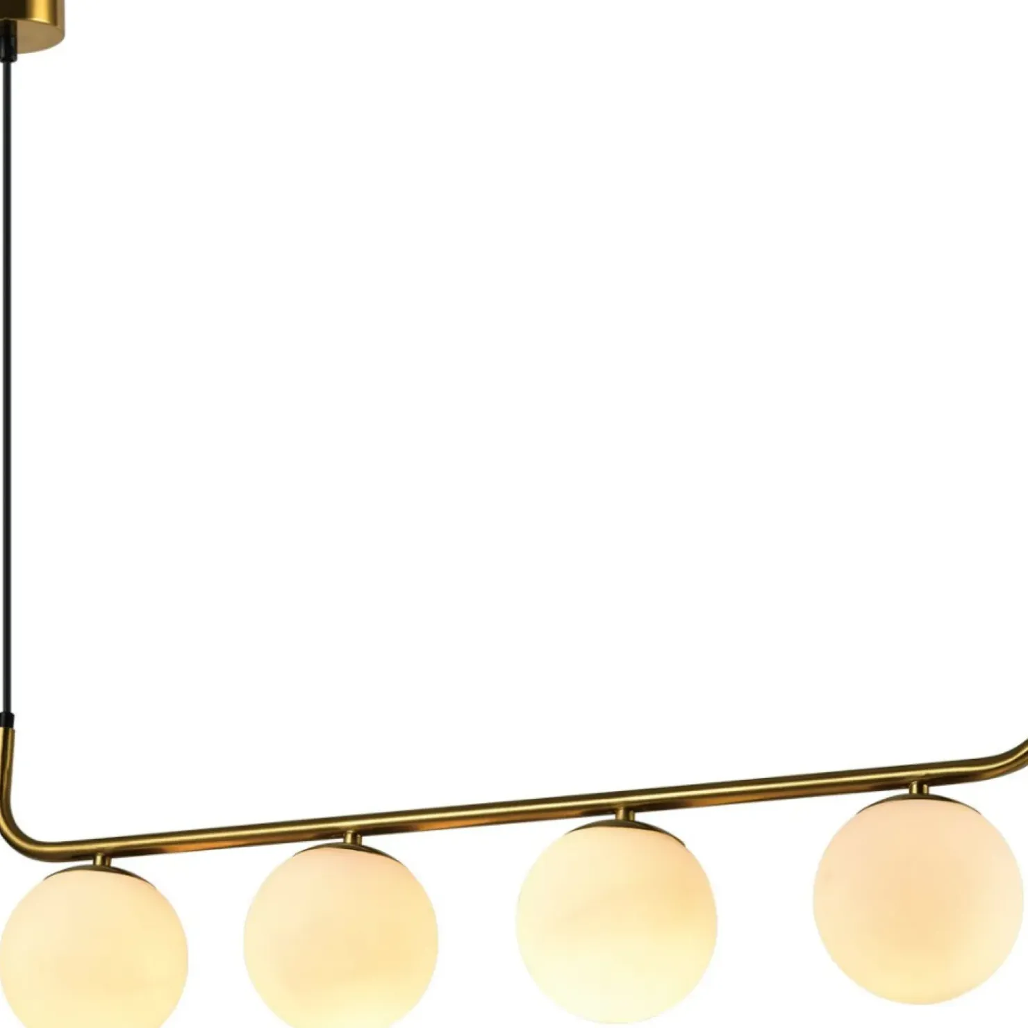 Cheap Sklep Kaja Ozdobna, złota lampa wisząca nad stół LP-005/4L GD ALISA | Kaja