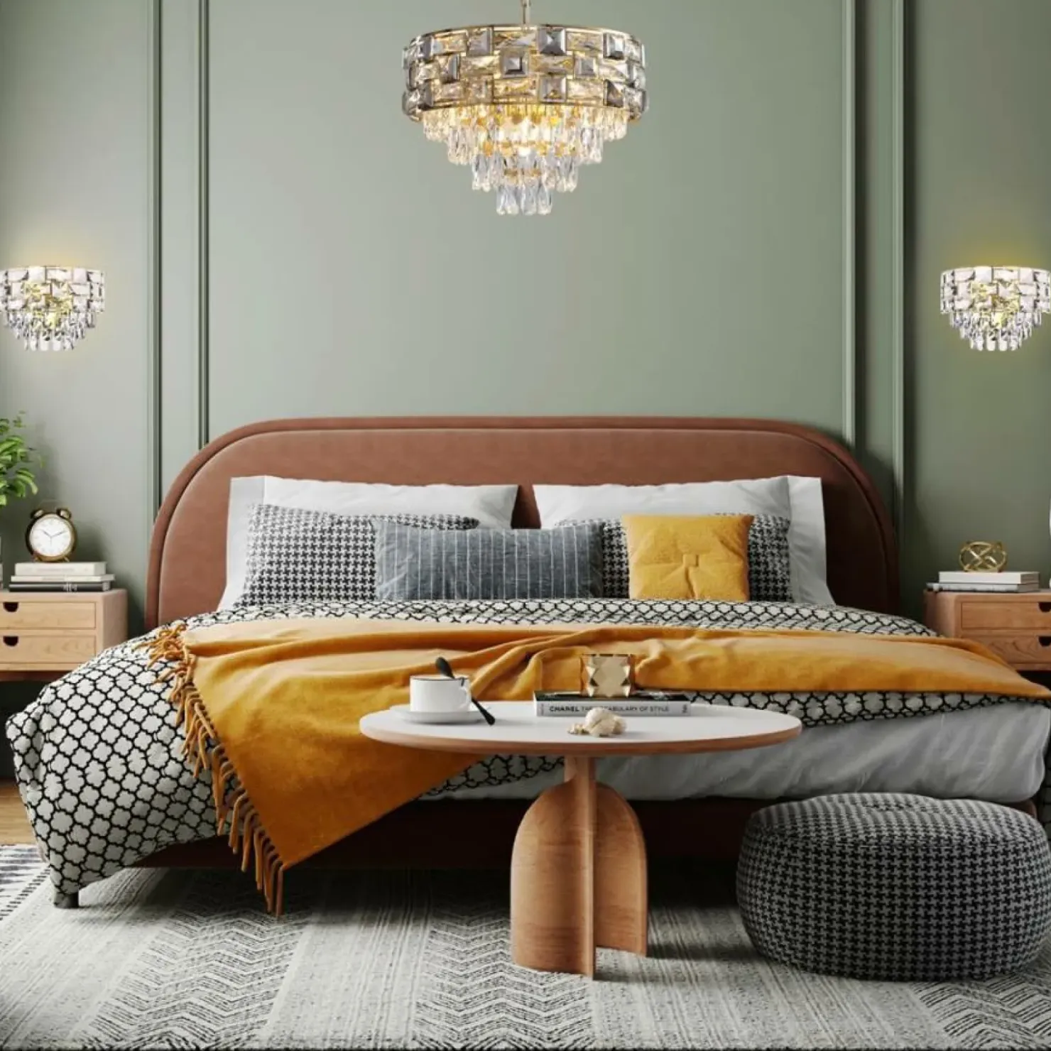 Ozdobny, ponadczasowy kinkiet zkryształkami ML8893 z serii LUXURIA | Kaja Oświ*Sklep Kaja Outlet