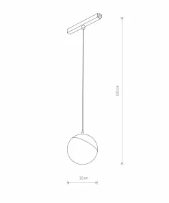 Ozdobny zwis do szyny magnetycznej 1F 10153 LVM LID LED | Kaja*Sklep Kaja Cheap