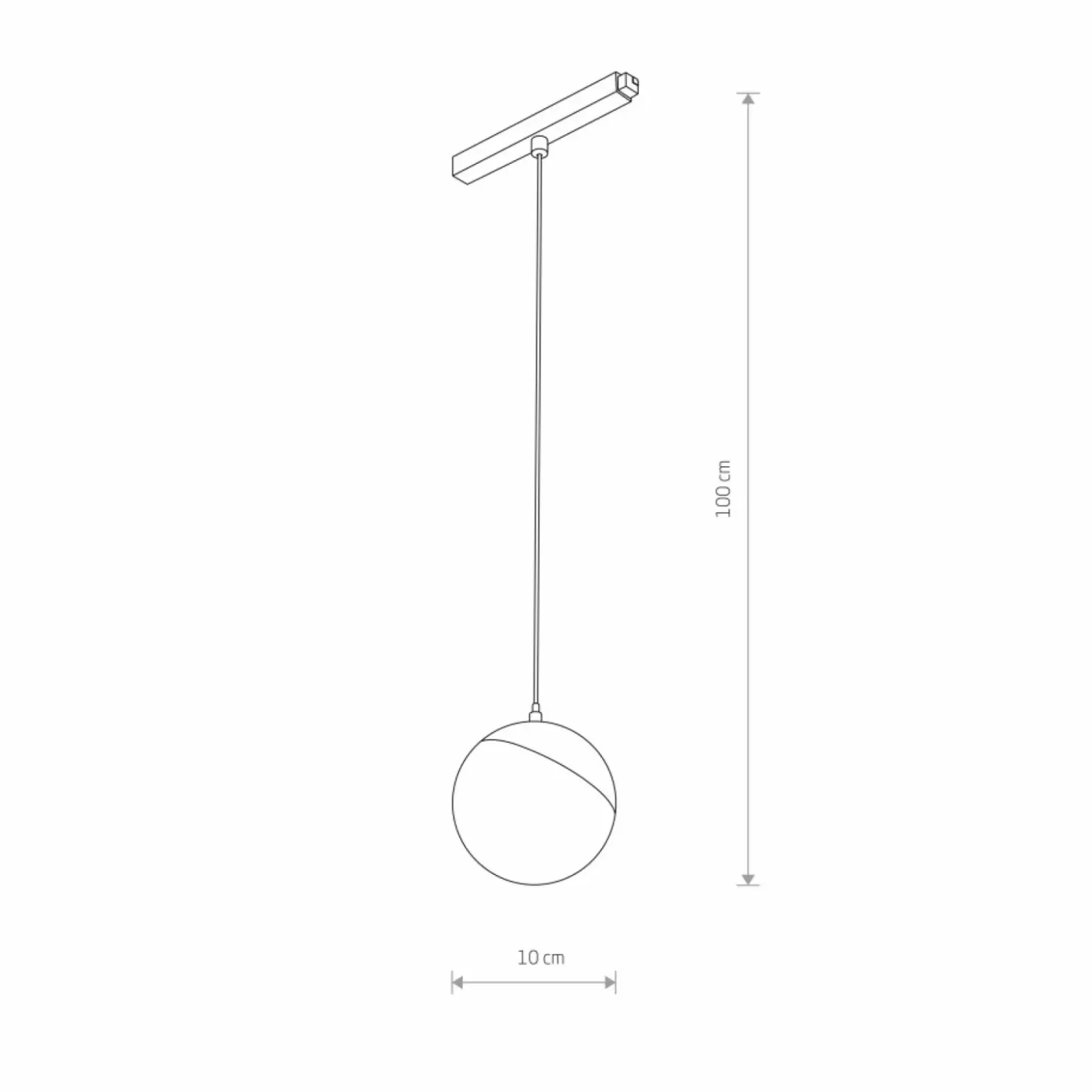 Ozdobny zwis do szyny magnetycznej 1F 10153 LVM LID LED | Kaja*Sklep Kaja Cheap
