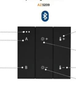 Panel ścienny BLUETOOTH do szynoprzewodów AZ5210 TRACK MAGNETIC | Kaja*Sklep Kaja Hot