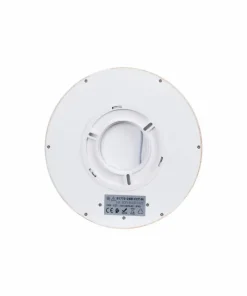 Płaska, drewniana lampa LED, koło 30cm ABR-PLO-OCED-24W MAZE | Kaja*Sklep Kaja Sale