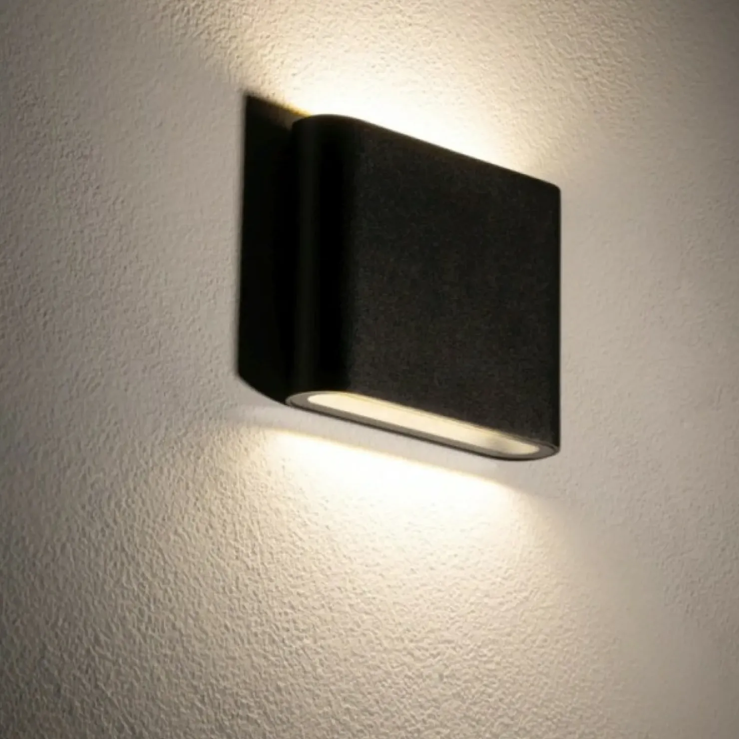 Płaska lampa ścienna LED na elewację 3000K 11363 SEMILED | Kaja*Sklep Kaja Fashion