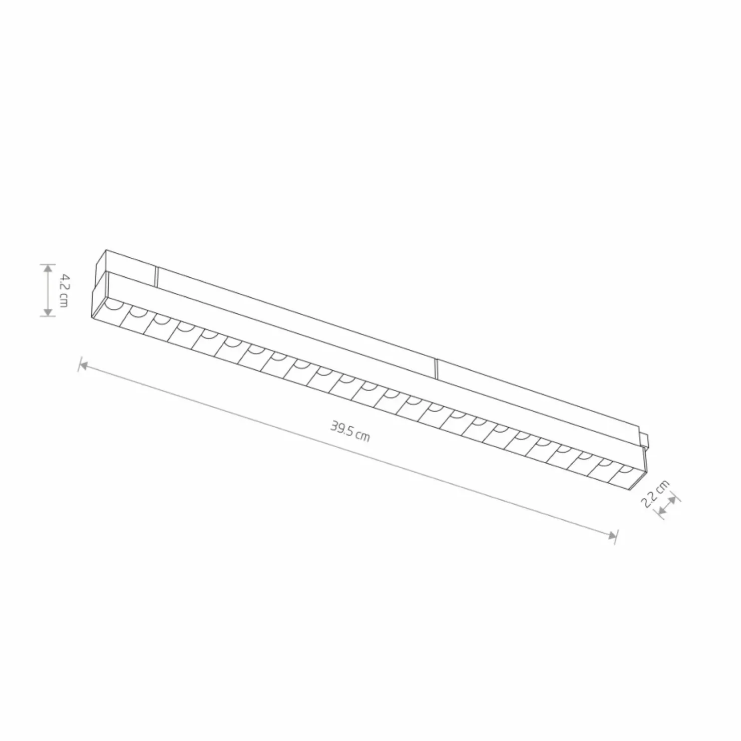 Płaski reflektor do szyny magnetycznej 1F 10150 LVM FOCUS LED | Kaja*Sklep Kaja Cheap
