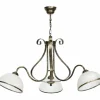 Patynowa lampa wisząca z białymi kloszami LX 3920 ANTICA | Kaja*Sklep Kaja Discount