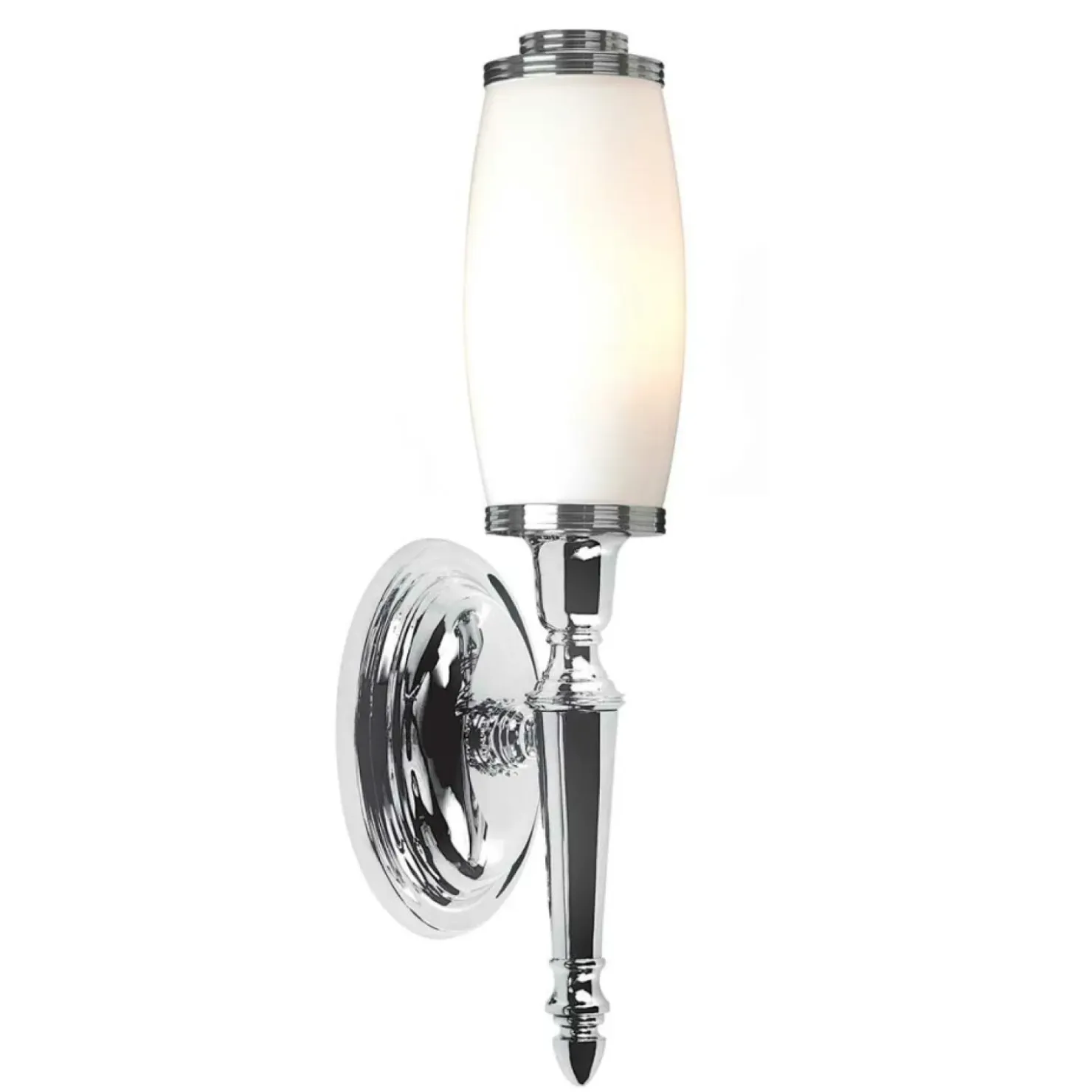 Pionowy kinkiet ścienny, chrom BATH-DRYDEN5-PC z serii DRYDEN*Sklep Kaja Clearance