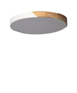 Plafon LED z dodatkiem drewna ⌀50cm ABR-PLOL-B-40W LAGIO | Kaja*Sklep Kaja Sale