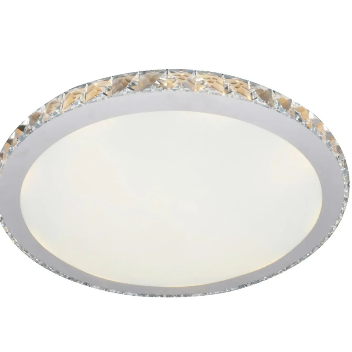 Plafon LED z kryształowym brzegiem ⌀38cm AZ1592 GALLANT | Kaja*Sklep Kaja Discount