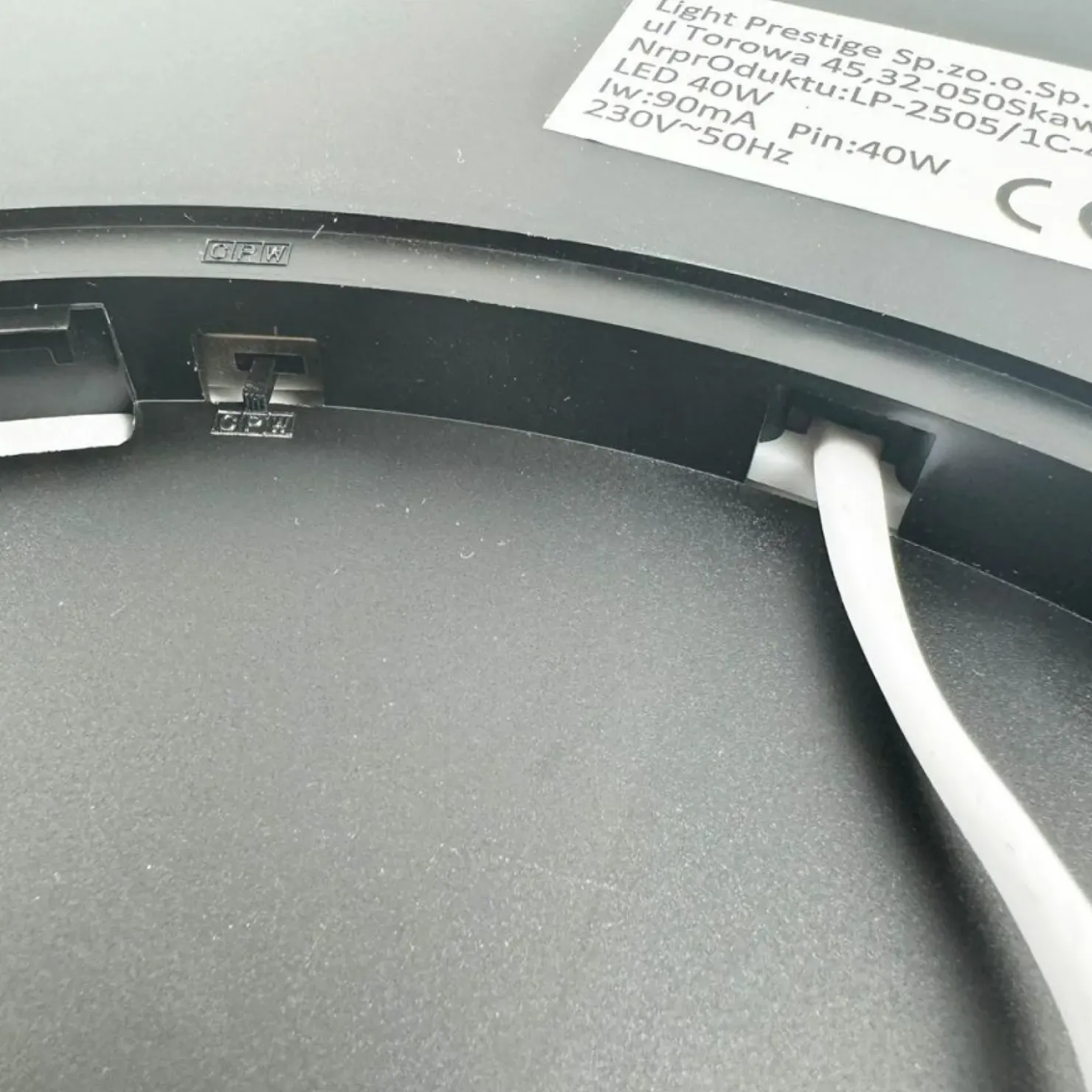 Plafon LED ze zmienną barwą ⌀30cm LP-2505/1C-30 BK CALIFORNIA | Kaja*Sklep Kaja Store