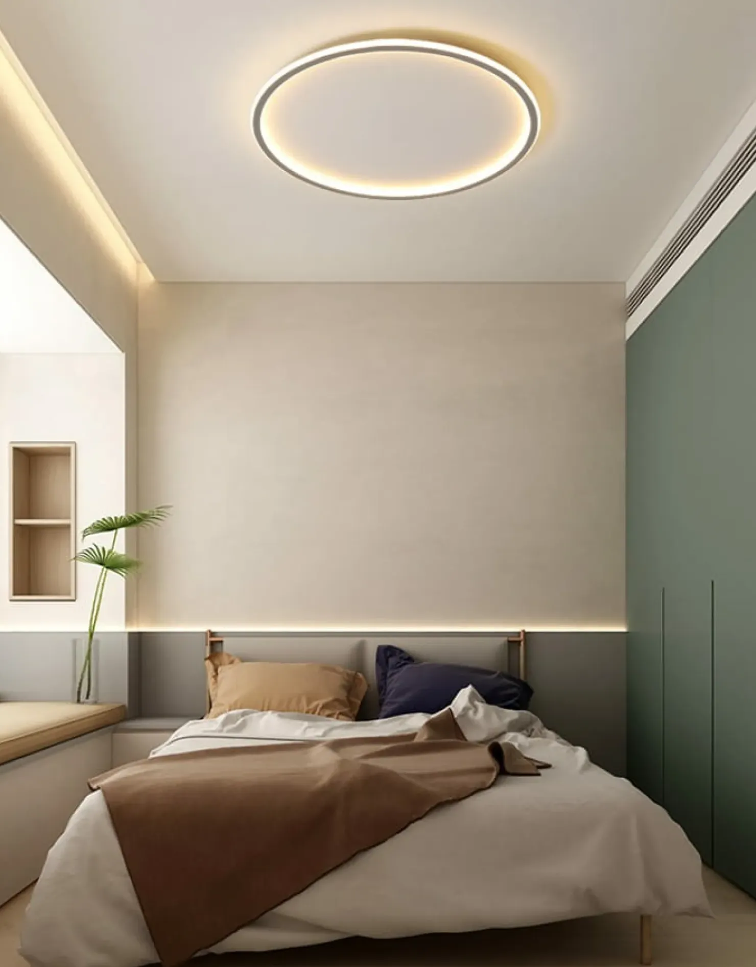 Plafon LED ze zmiennym światłem ABR-PLO-36W-50CM-CCT CERCHIO | Kaja*Sklep Kaja Cheap