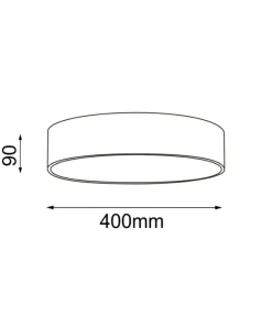 Plafon na klasyczne żarówki E27 ⌀40cm ANT 1248 SENGO | Kaja*Sklep Kaja Clearance