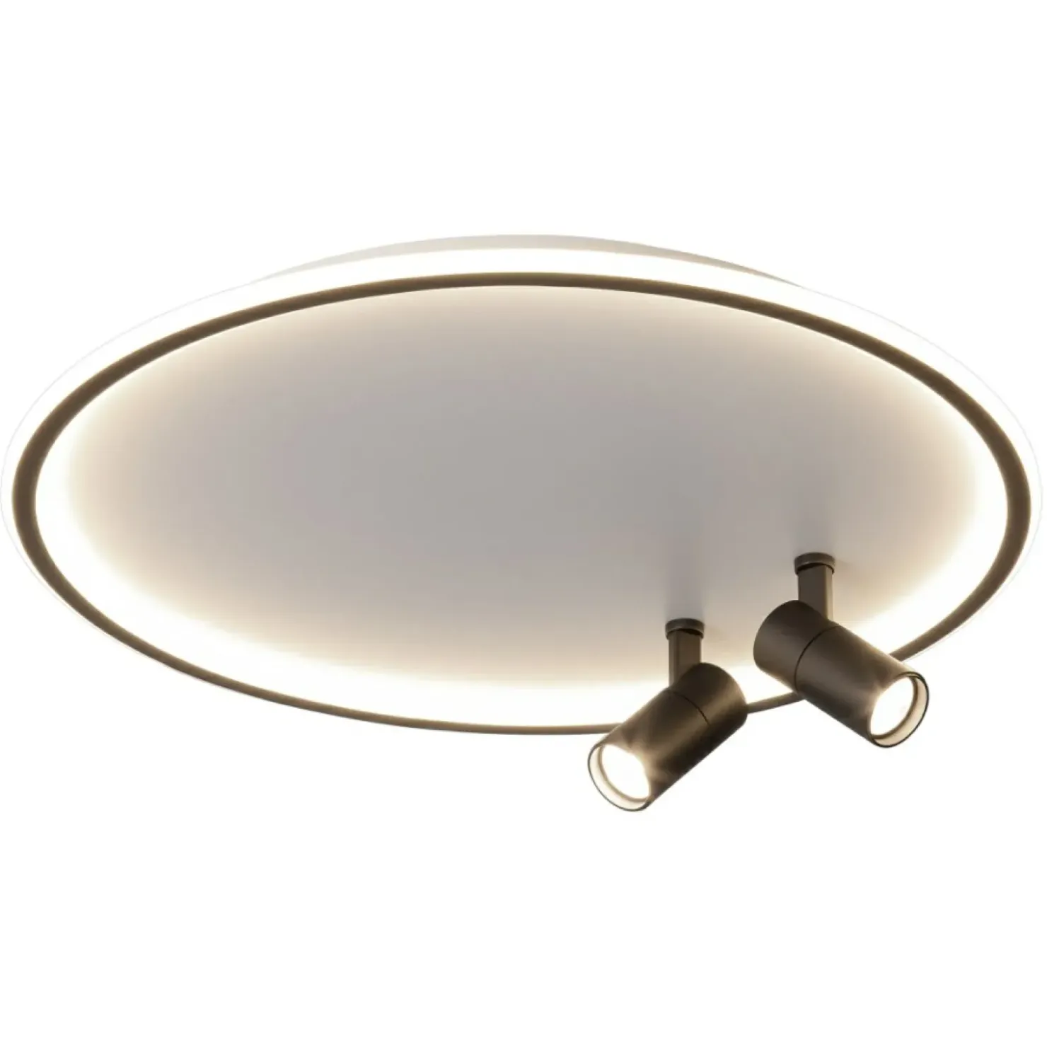 Plafon z wbudowanym LED-em, z reflektorami K-8192 z serii LOGAN | Kaja Oświetlen*Sklep Kaja New