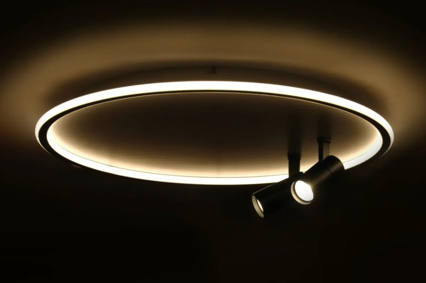 Plafon z wbudowanym LED-em, z reflektorami K-8192 z serii LOGAN | Kaja Oświetlen*Sklep Kaja New