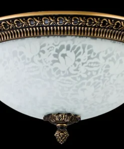 Plafoniera ze zdobionym kloszem C908-CL-03-R PASCAL | Kaja Oświetlenie*Sklep Kaja Discount