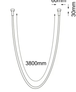 Outlet Sklep Kaja Podtynkowa, ledowa lampa linka 386cm 3000K ANT 3022 HEBI | Kaja