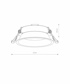 Podtynkowa okrągła lampa, gwint GX53 ⌀12cm 10842 UNO | Kaja*Sklep Kaja Discount