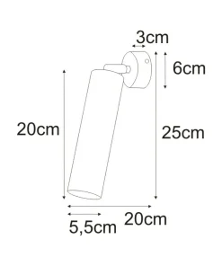 Podłużna tuba nowoczesny kinkiet K-4413 MILE WHITE | Kaja Oświetlenie*Sklep Kaja Shop