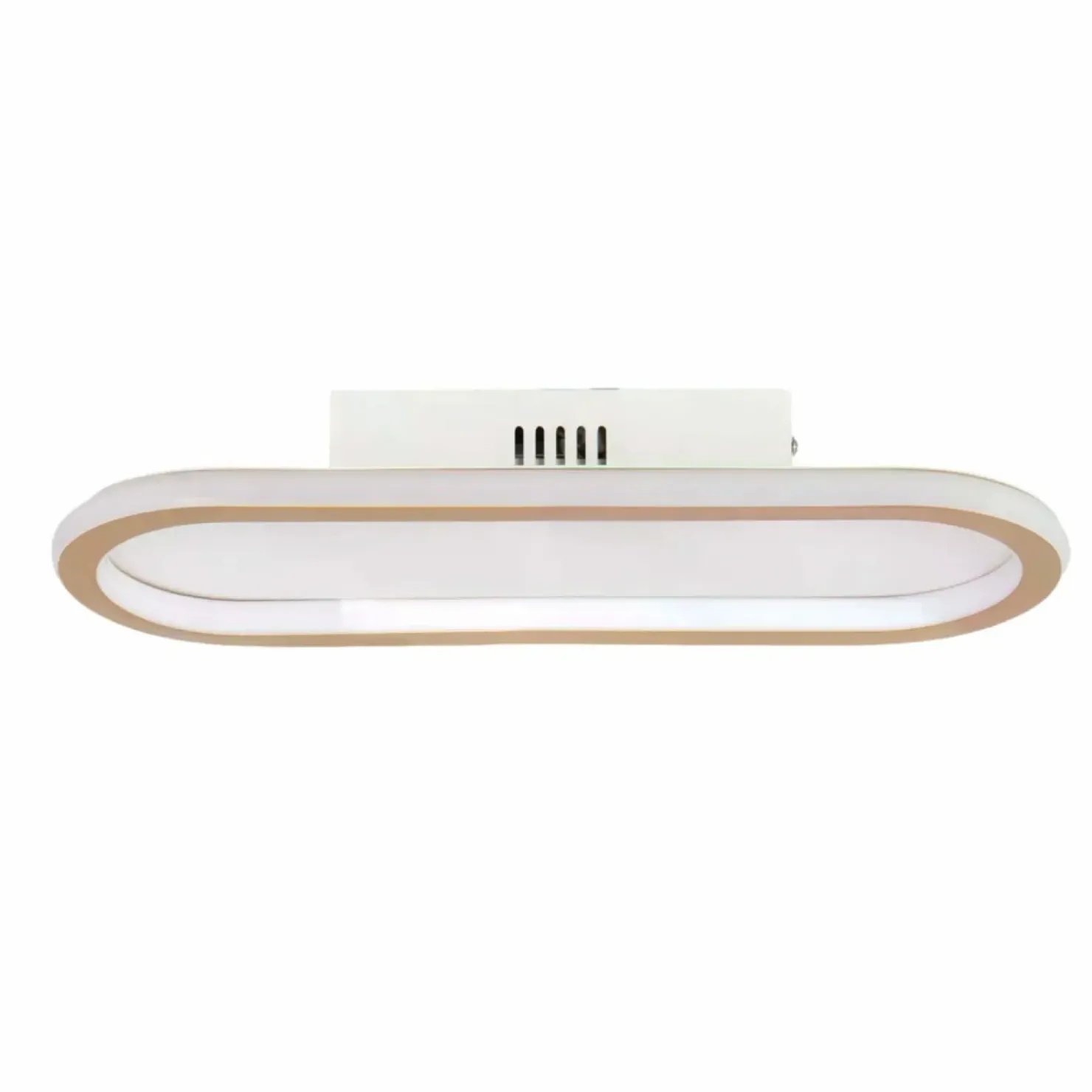 Podłużny, obły plafon do salonu ABR-PLKO-25W-40CM-CCT CERCHIO | Kaja*Sklep Kaja Discount