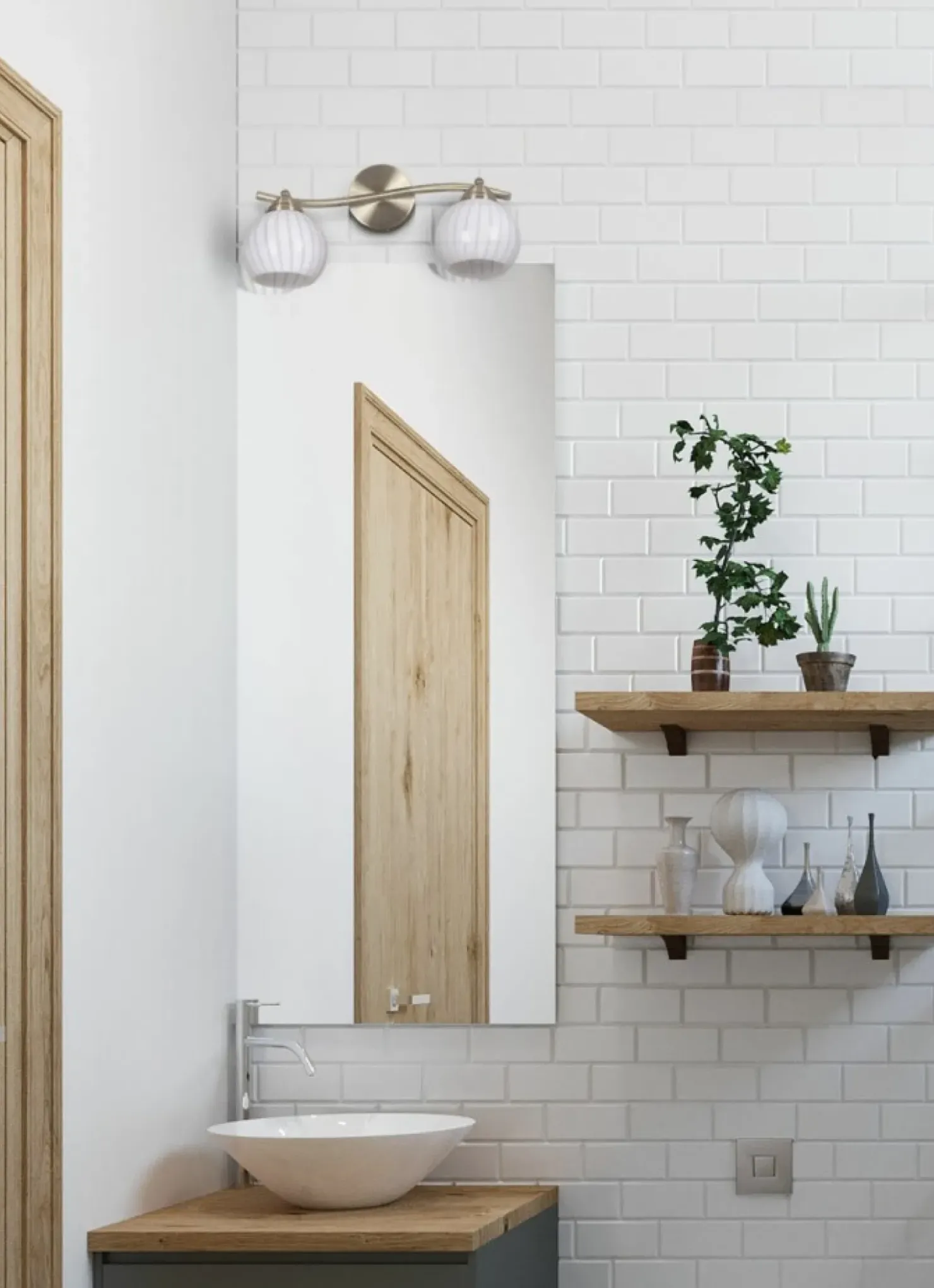 Podwójna, dekoracyjna lampa ścienna K-C9530/2 ATRIA | Kaja Oświetlenie*Sklep Kaja Outlet