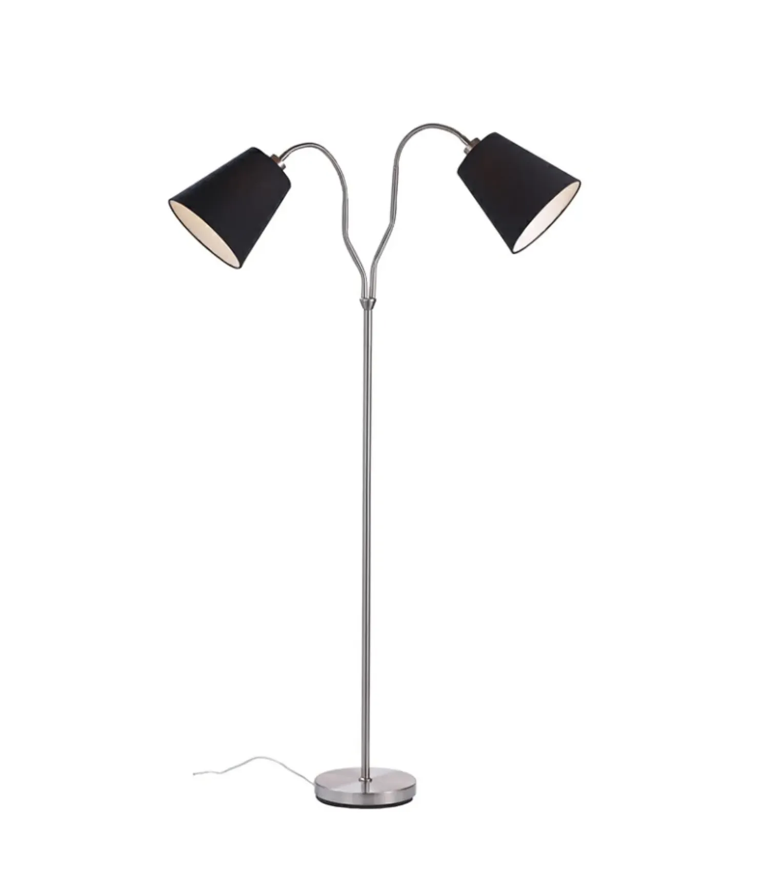 Podwójna lampa podłogowa z czarnymi kloszami 105248 | Kaja Oświetlenie*Sklep Kaja Shop
