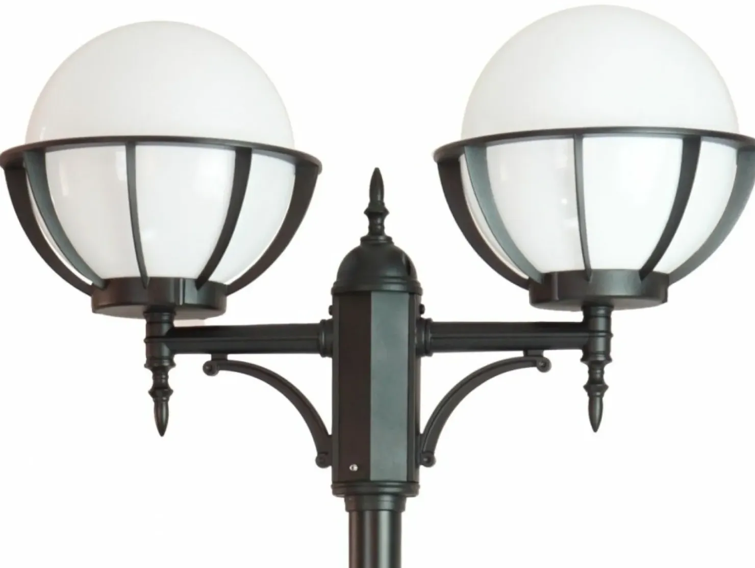 Podwójna lampa stojąca, klosze w koszyczkach OGMWN 2 KPO 250*Sklep Kaja Best