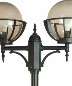 Podwójna lampa stojąca, klosze w koszyczkach OGMWN 2 KPO 250*Sklep Kaja Best