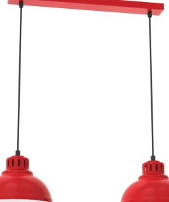 Clearance Sklep Kaja Podwójna lampa wisząca z mi kloszami LX 9226 z serii SVEN czerwony