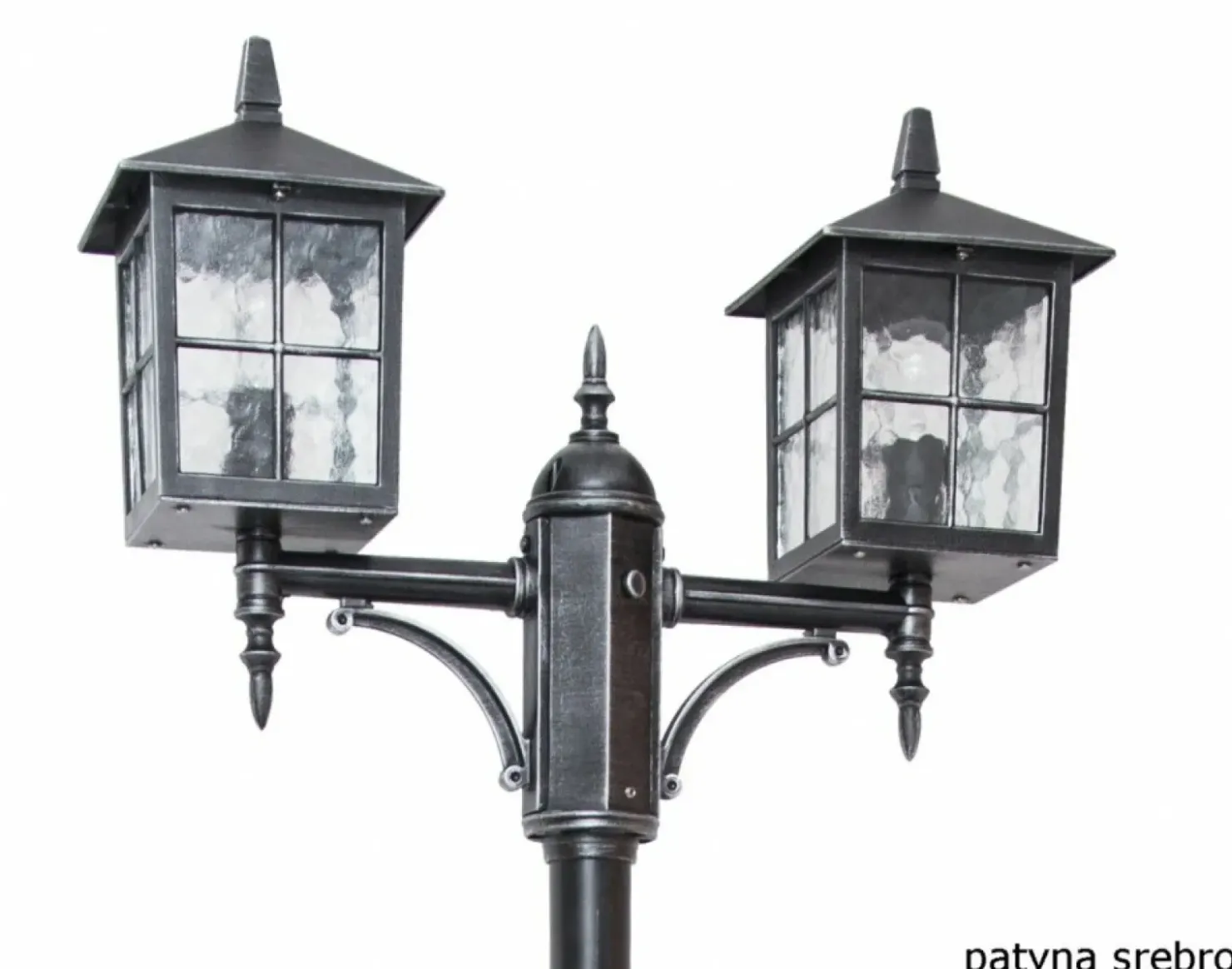 Podwójna lampa zewnętrzna, do parków OGMWN 2 KW z serii WENECJA | Kaja Oświetlen*Sklep Kaja Online