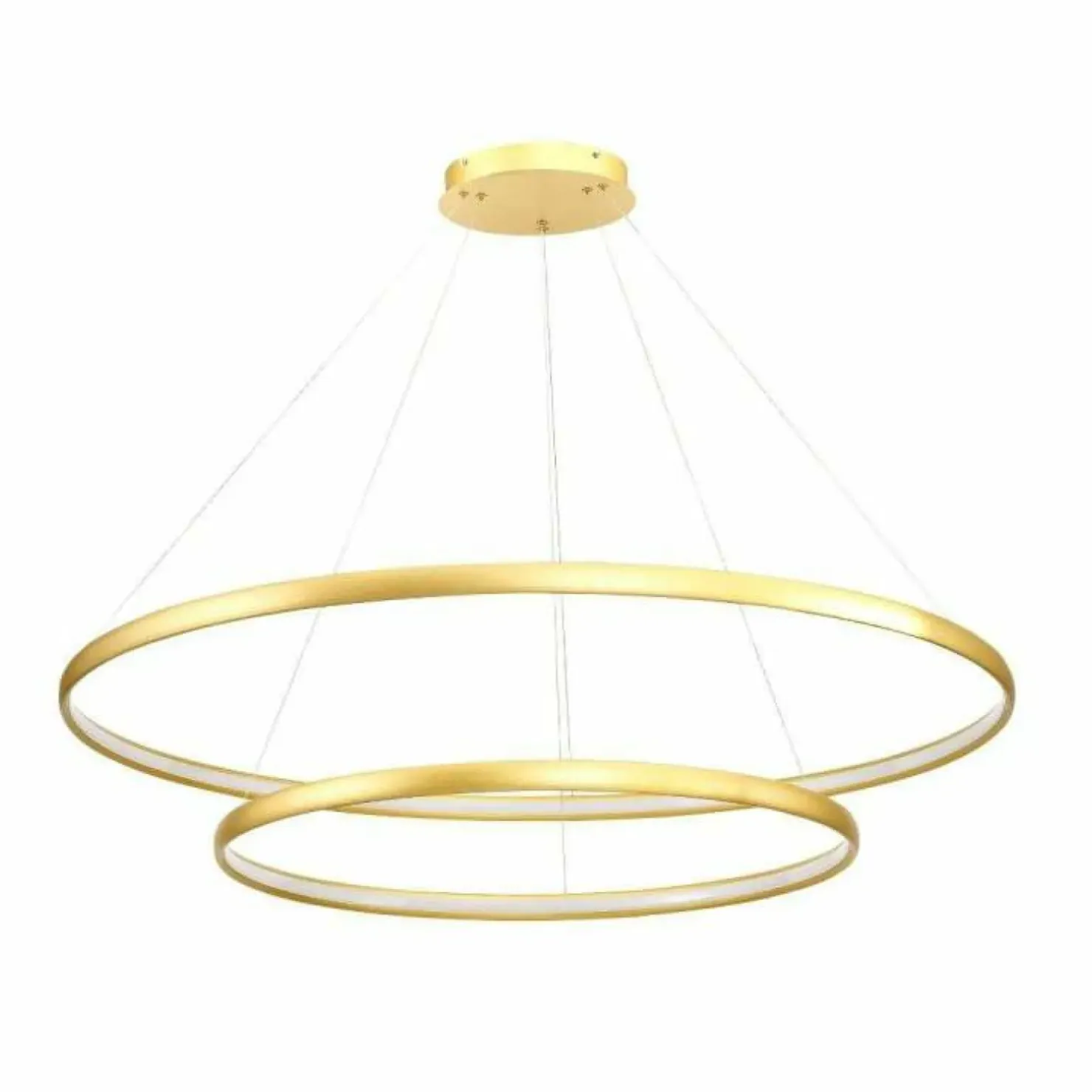 Clearance Sklep Kaja Podwójna złota lampa LED PL210503-800+1200-GD CARLO | Kaja