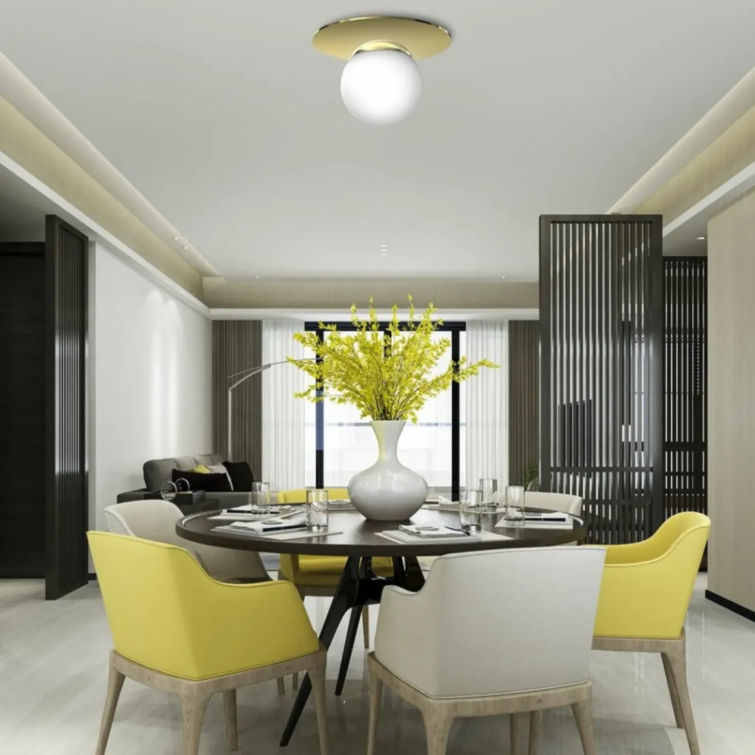 Cheap Sklep Kaja Pojedyncza lampa sufitowa w złotym kolorze MLP7967 z serii PLATO | Kaja Oświetle