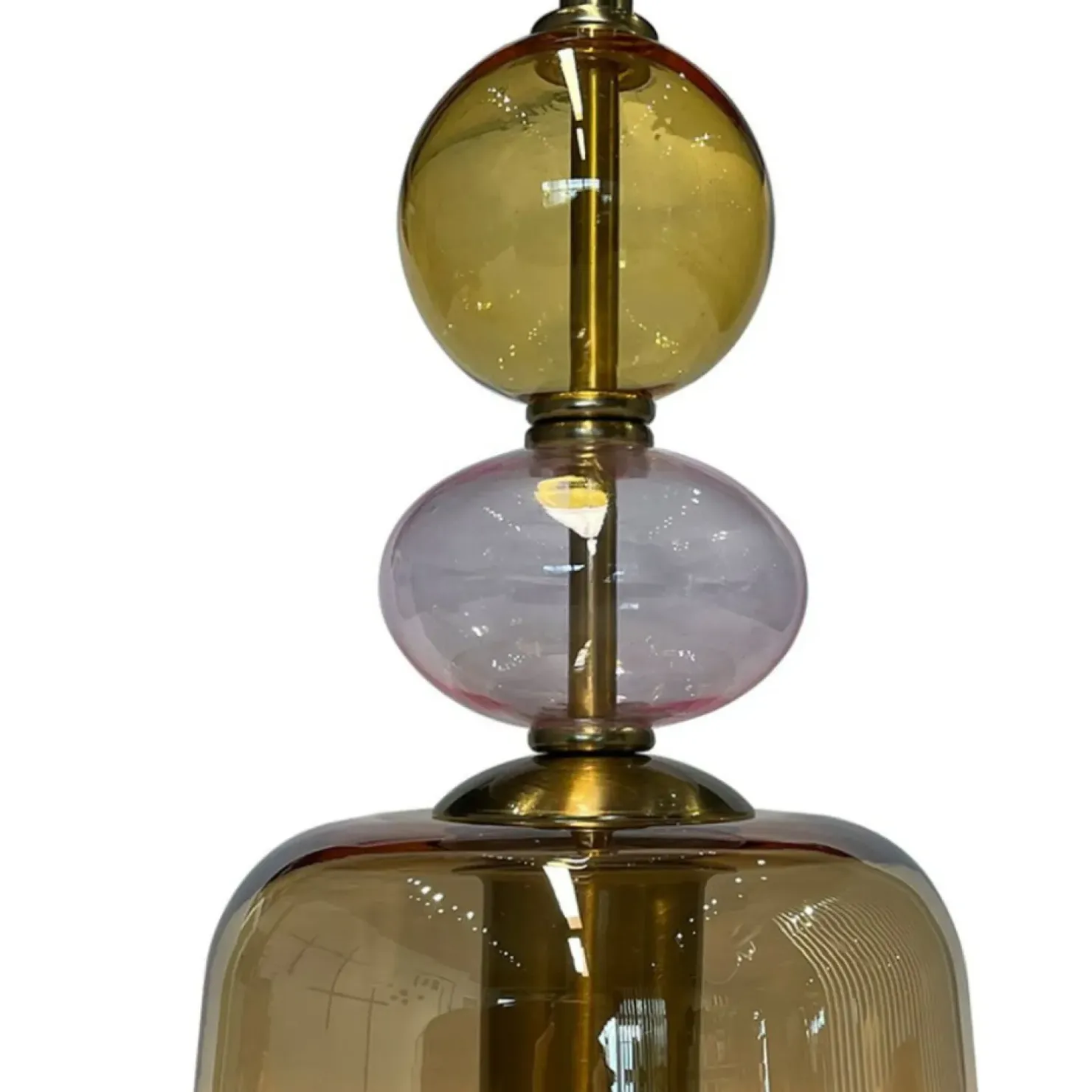 Discount Sklep Kaja Pojedyncza lampa w kolorach ziemi LP-2004/1P S AM TROPEA | Kaja
