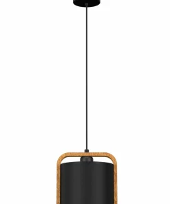 Store Sklep Kaja Pojedyncza lampa wisząca, czarno-złota LX 4130 z serii JONKO | Kaja