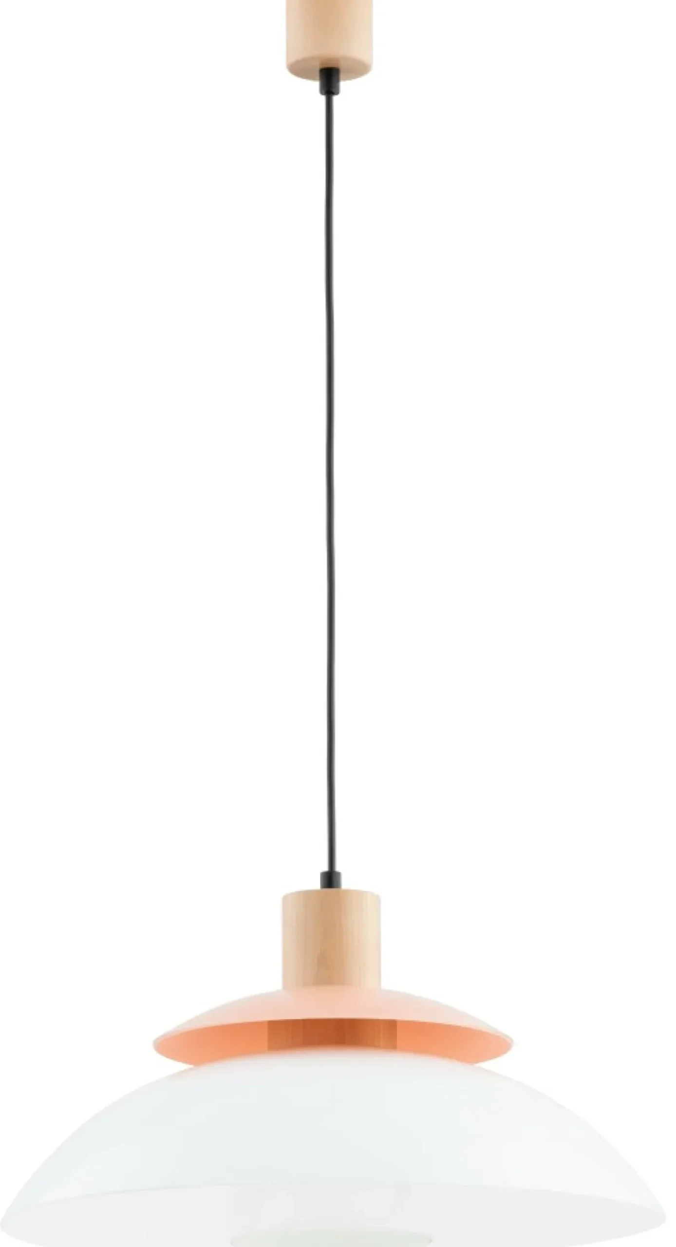 Clearance Sklep Kaja Pojedyncza lampa wisząca do kuchni retro AL 61264 DEMINA | Kaja