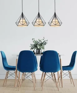 Hot Sklep Kaja Pojedyncza lampa wisząca do jadalni LP-076/1P BK NOLA | Kaja