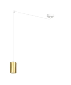Outlet Sklep Kaja Pojedyncza lampa wisząca w kolorze złotym 527/1 | Kaja Oświetlenie