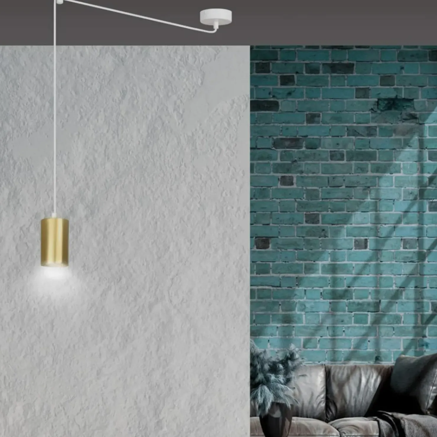 Outlet Sklep Kaja Pojedyncza lampa wisząca w kolorze złotym 527/1 | Kaja Oświetlenie