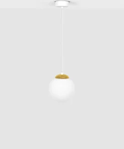 Sale Sklep Kaja Pojedyncza lampa wisząca ze złotym podkloszem K-5310 z serii ELMO