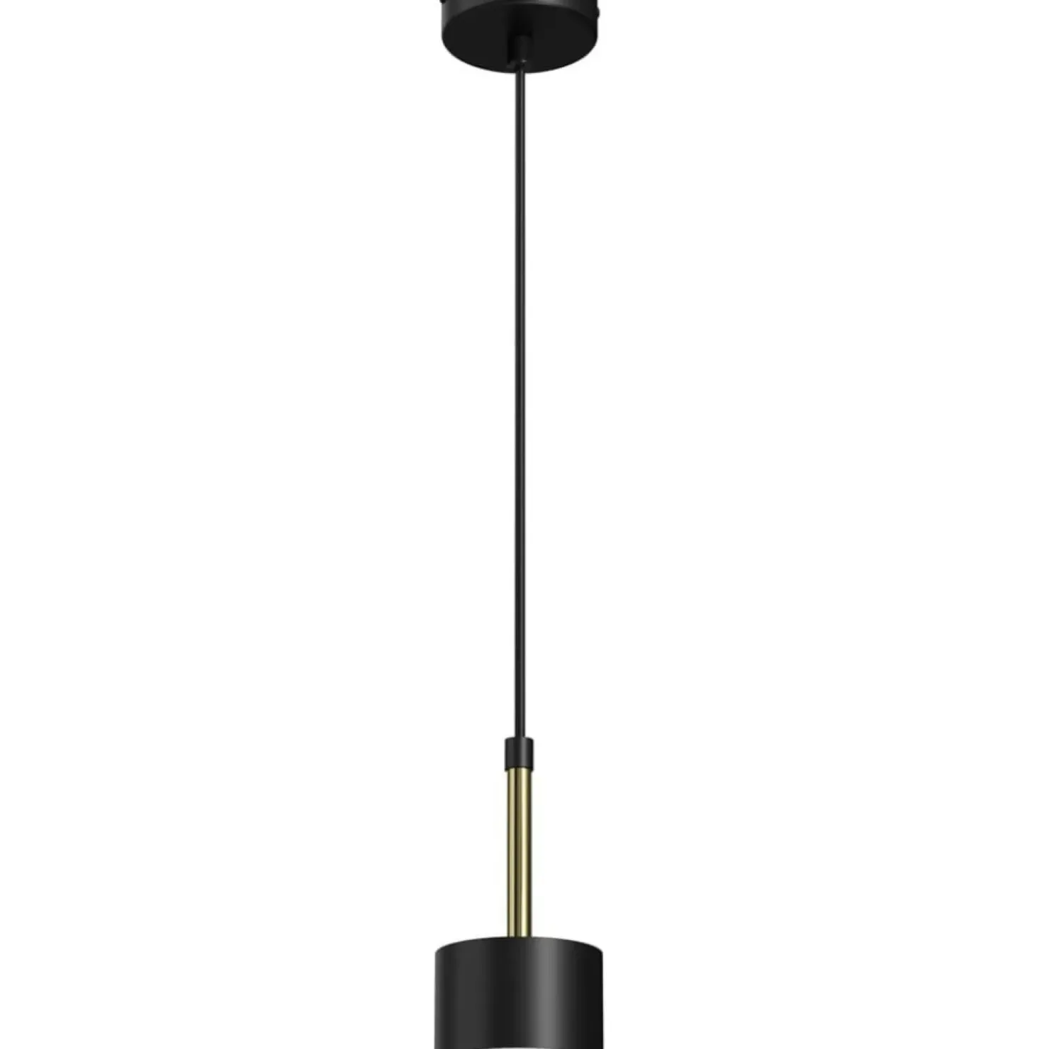 Store Sklep Kaja Pojedyncza lampa wisząca, złote elementy MLP7760 z serii ARENA | Kaja Oświetleni