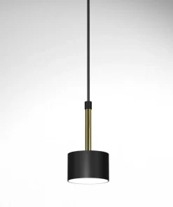 Store Sklep Kaja Pojedyncza lampa wisząca, złote elementy MLP7760 z serii ARENA | Kaja Oświetleni