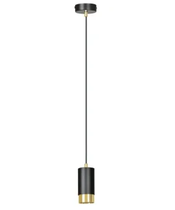 Flash Sale Sklep Kaja Pojedyncza lampa wisząca ze złotym zdobieniem 817/1 | Kaja Oświetlenie