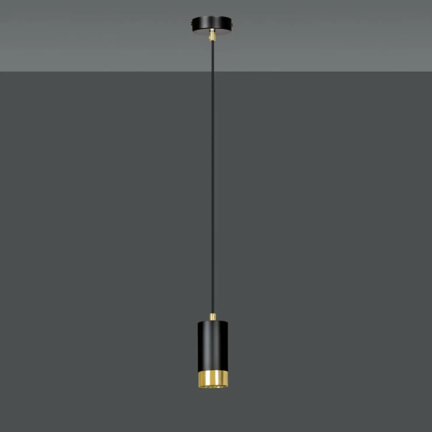Flash Sale Sklep Kaja Pojedyncza lampa wisząca ze złotym zdobieniem 817/1 | Kaja Oświetlenie