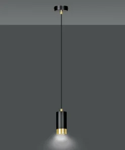 Flash Sale Sklep Kaja Pojedyncza lampa wisząca ze złotym zdobieniem 817/1 | Kaja Oświetlenie