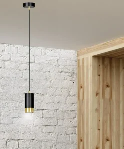 Flash Sale Sklep Kaja Pojedyncza lampa wisząca ze złotym zdobieniem 817/1 | Kaja Oświetlenie