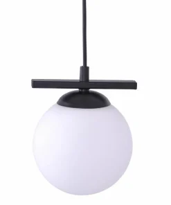 Outlet Sklep Kaja Pojedynczy zwis z kulistym kloszem, do kuchni ZM 1207 GLOBE | Kaja