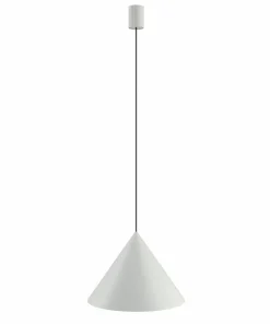 Best Sale Sklep Kaja Pojedynczy zwis ze stożkowym kloszem ⌀35cm 10878 ZENITH | Kaja szary