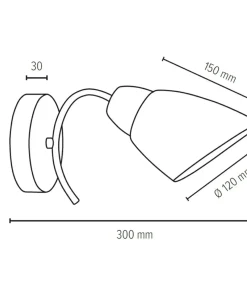 Ponadczasowa lampa ścienna z drewnem 8141174 VILETTA WOOD | Kaja*Sklep Kaja Cheap