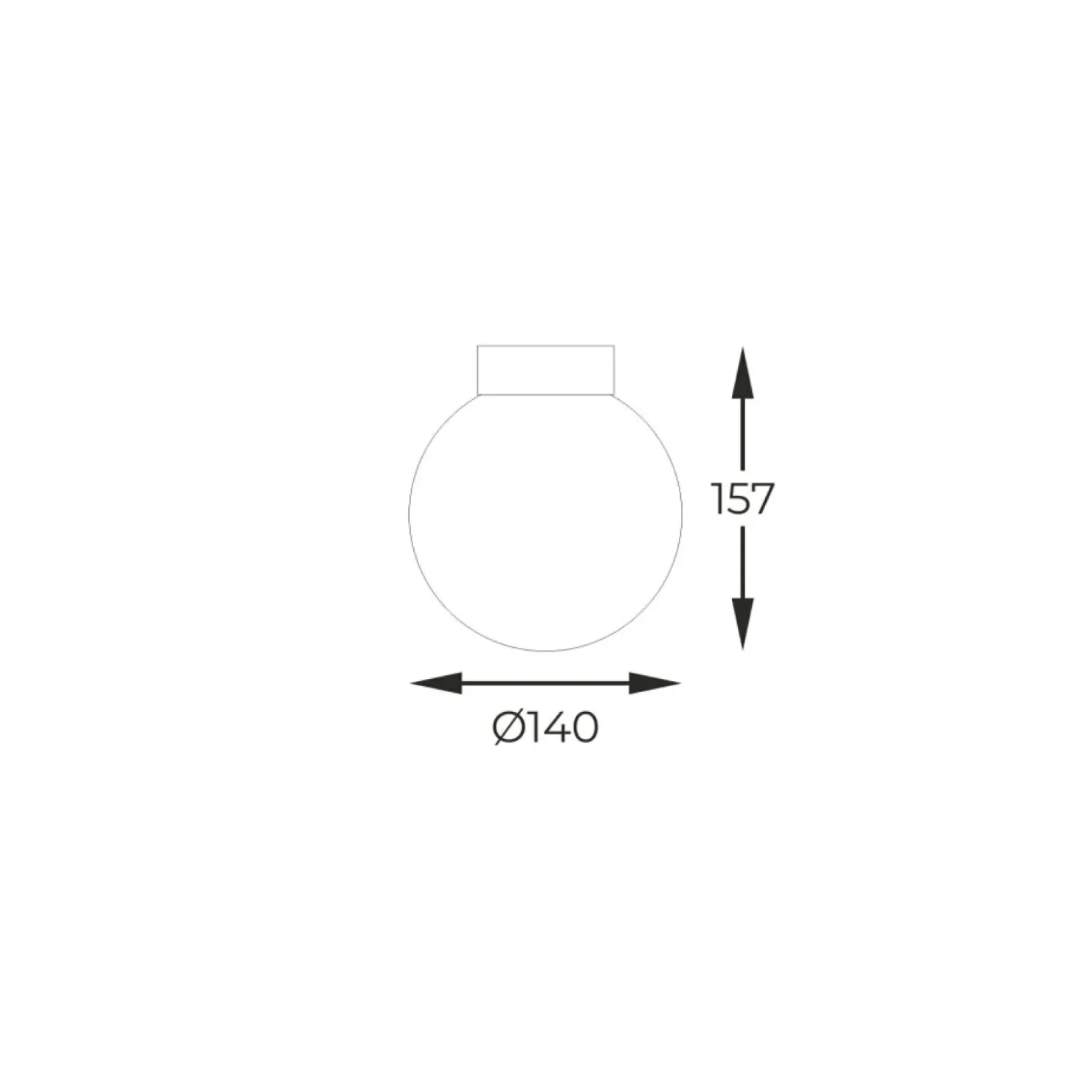 Ponadczasowa lampa do korytarza C0574-01D-P7AA ARCTURUS | Kaja*Sklep Kaja Store