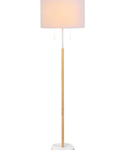 Ponadczasowa lampa podłogowa do sypialni LP-0304/2F WH FOGO | Kaja*Sklep Kaja Flash Sale