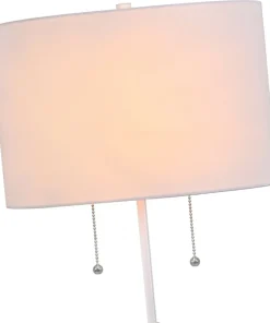 Ponadczasowa lampa podłogowa do sypialni LP-0304/2F WH FOGO | Kaja*Sklep Kaja Flash Sale