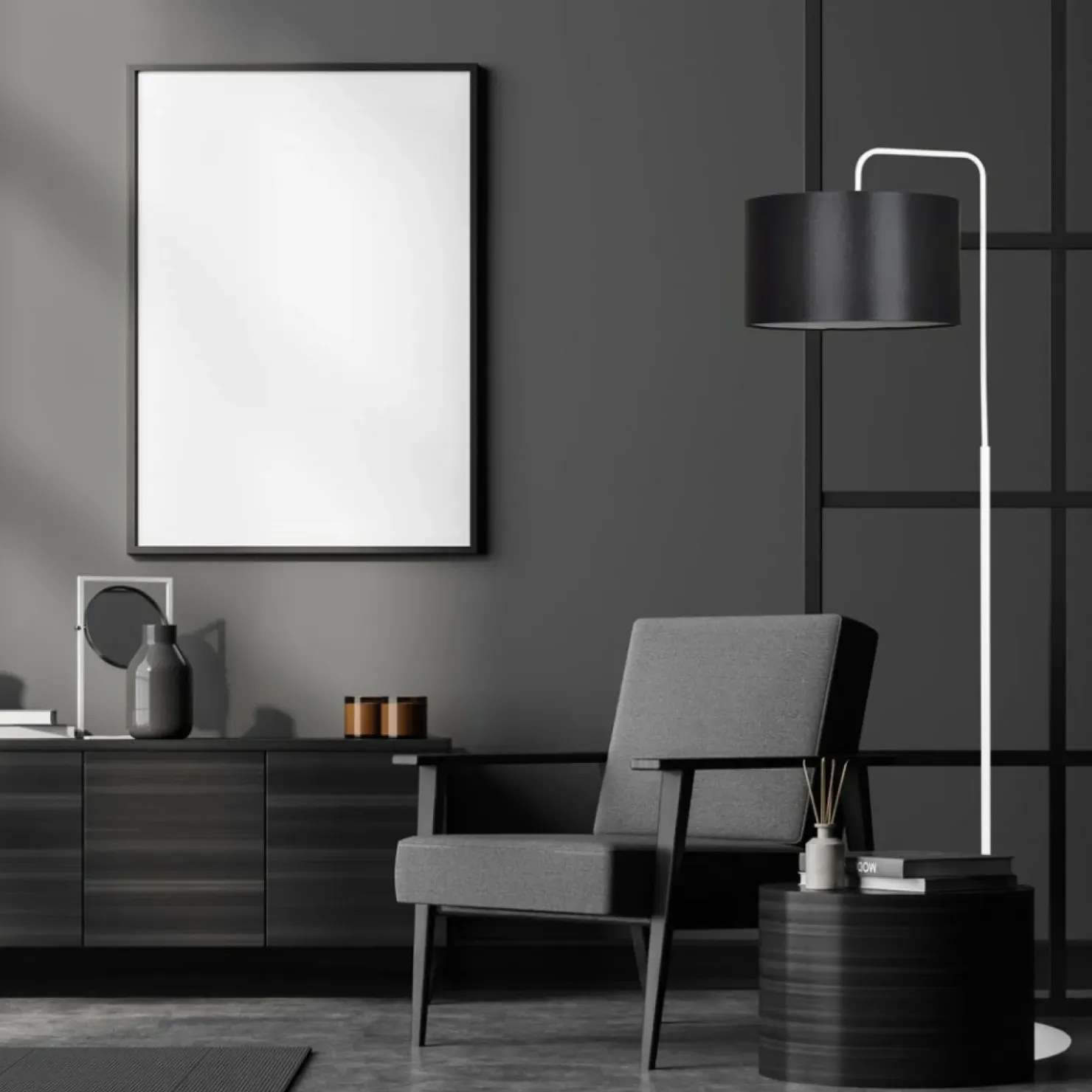 Ponadczasowa lampa stojąca do sypialni 571/1 TRAPO | Kaja Oświetlenie*Sklep Kaja Flash Sale